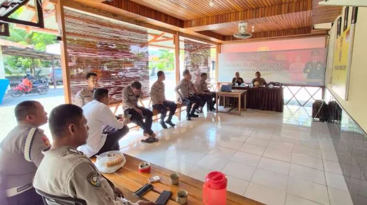 Bangun Pemahaman Tentang Kanker, Polsek Ulubongka Edukasi Personel