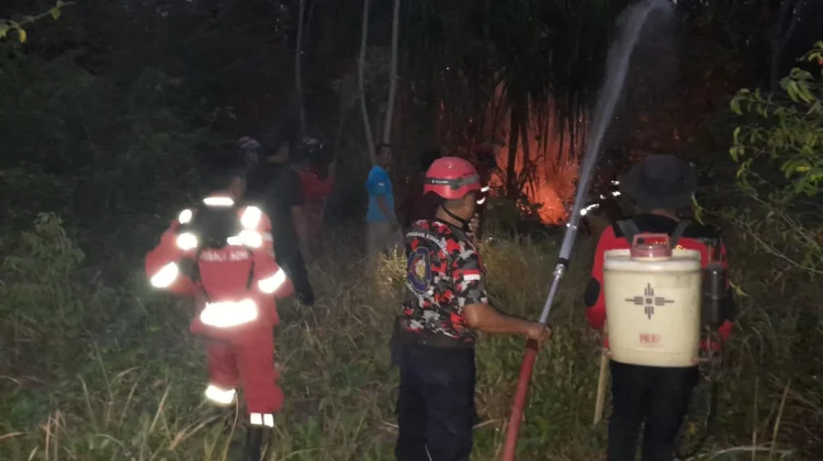Karhutla di Uekuli Touna, Tim Gabungan Padamkan Api sebelum Meluas