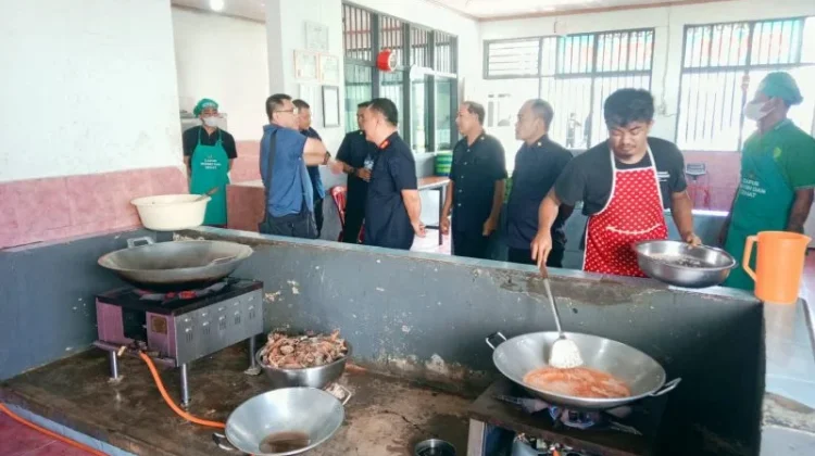 Monev Ditjenpas Sulteng Pastikan Kualitas dan Keamanan Pangan WBP