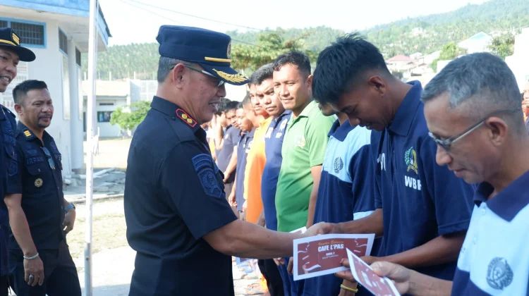 HUT Ke-81 RI di Lapas Luwuk ditutup Dengan Pembagian Hadiah Lomba