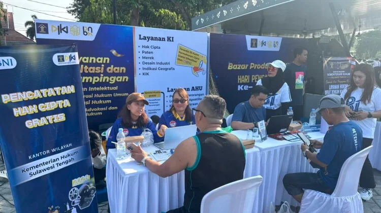 Kemenkum Sulteng Buka Pendaftaran Hak Cipta Lagu Gratis