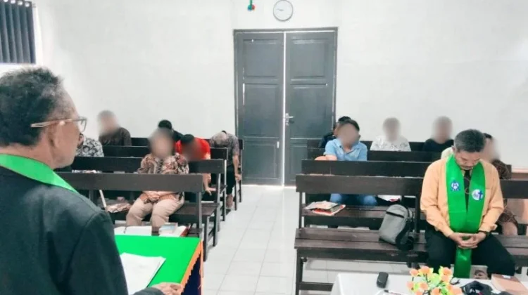 WBP Nasrani Lapas Ampana Perkuat Iman melalui Ibadah Minggu