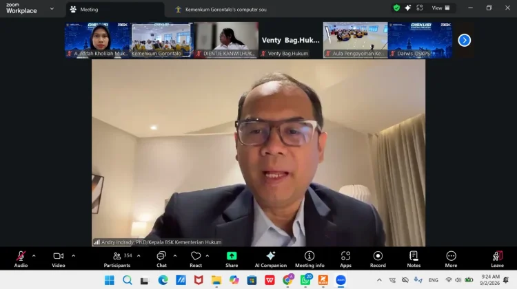 Kemenkum Sulteng Dorong Penataan Regulasi Perkuat Kinerja Perancang
