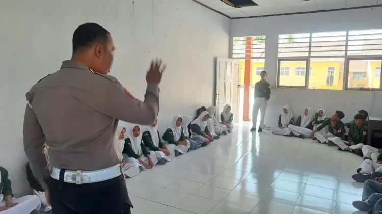 Satlantas Polres Touna Intensifkan Edukasi Keselamatan Berlalu Lintas