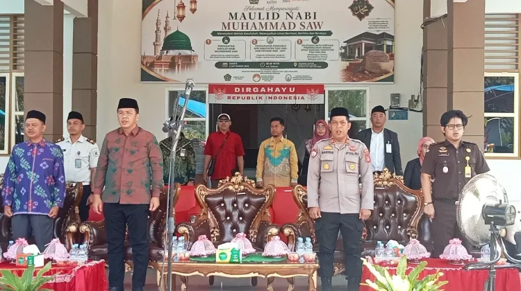 Polres Touna Perkuat Sinergitas Dengan Semua Pihak Melalui Momen Maulid Nabi