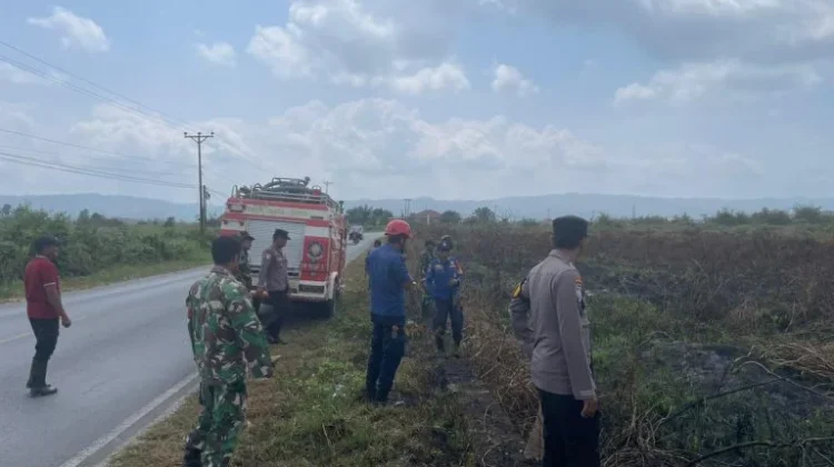 Polsek Pamona Selatan Bersama TNI dan Damkar Intensifkan Patroli Cegah Karhutla