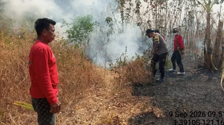 Karhutla Desa Betaua Terdampak Lima Hektare, Pemadaman Masih Berlangsung