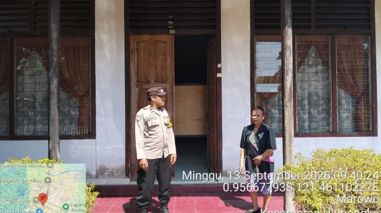 Polres Touna Tingkatkan Pengamanan Ibadah Minggu