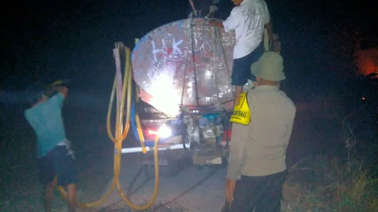Kebakaran Lahan di Pinggir Sungai Bongka Berhasil Dipadamkan