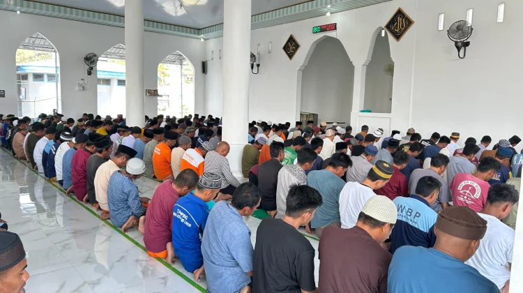 Ketuk Pintu Langit, Lapas Luwuk Gelar Sholat Istisqo