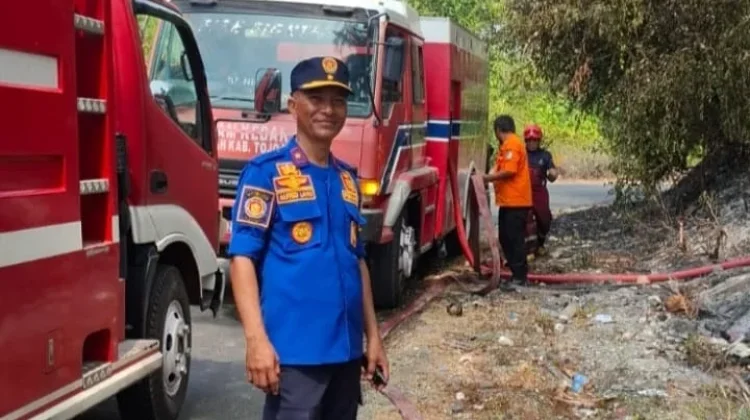 Kemarau dan Kekeringan Membuat Wilayah Touna Marak Karhutla