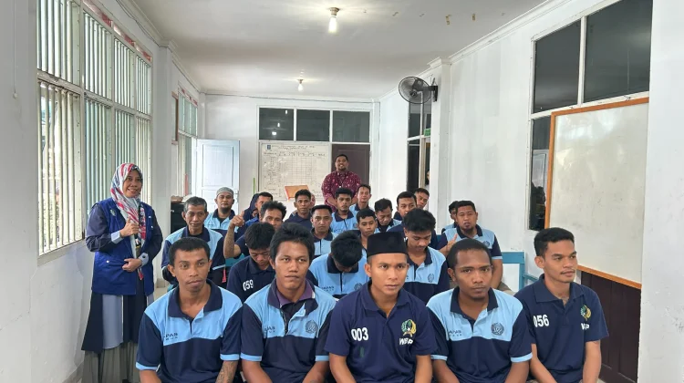 Warga Binaan Lapas Luwuk Semangat Ikuti Program Belajar Calistung