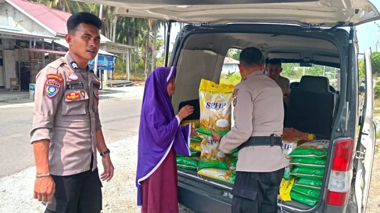 Bantu Warga, Polres Touna Hadirkan Gerakan Pangan Murah di Ampana Tete