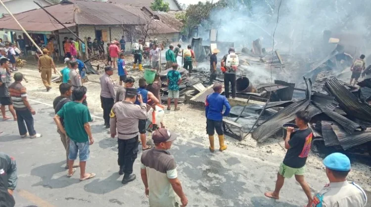 Tiga Rumah di Poso Ludes akibat Korsleting Alat Penyedot BBM