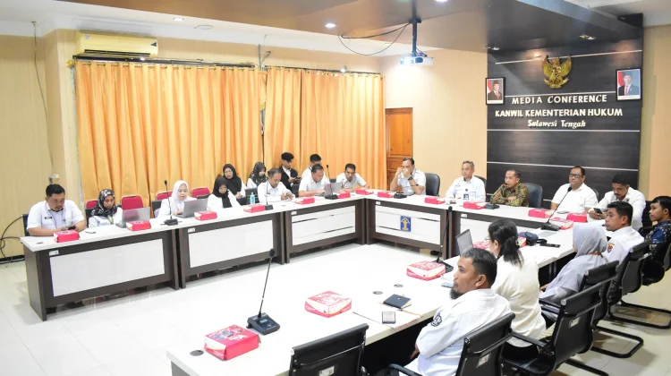 Kemenkum Sulteng Fasilitasi Harmonisasi Ranperbup Hari Kerja Banggai Laut