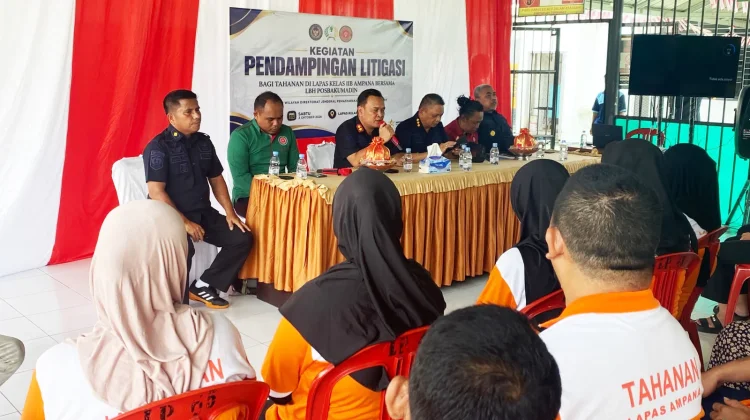 Tahanan Lapas Kelas IIB Ampana Terima Edukasi Hukum Litigasi
