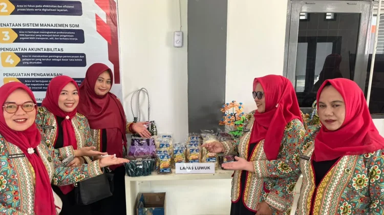 L’Pas Produk Karya Warga Binaan Lapas Luwuk Curi Perhatian