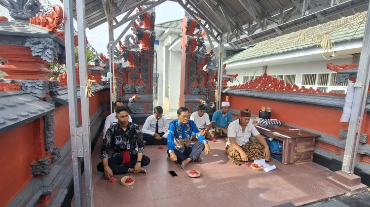 Warga Binaan Hindu Lapas Luwuk Terima Bimbingan Rohani