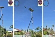 Dishub Touna Pasang LPJU di Tempat Rawan Lakalantas