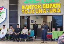 Bupati Tojo Una-Una Lepas Tiga Tim Safari Ramadhan Kabupaten