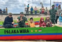 Bupati Touna Apresiasi Bantuan  Kodam 23 Palakawira