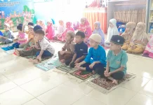 RA Ulumul Qur’an Yayasan Fajar Terang Melaksanakan Shalat Dhuha Berjamaah