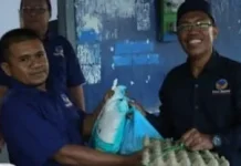 DPD Partai Nasdem Touna Bagi-Bagi Sembako di Bulan Ramadan