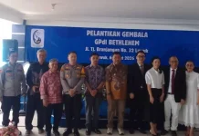 Wakapolres Banggai Hadiri Pelantikan Gembala Jemaat GPdI Bethlehem Luwuk