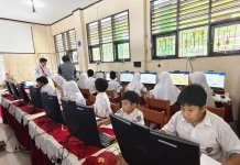 SDN 1 Ampana Kota Gelar Gladi Tes Kemampuan Akademik bagi Siswa Kelas VI