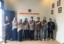 Lapas Ampana dan KPU Touna Sinergi Validasi Data Warga Binaan