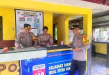 Karendalopsres Cek Kesiapan Pos Yan Malotong jelang Mudik