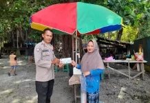 Sat Binmas Polres Touna Optimalkan Giat Sambang Wisata