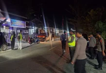 Polres Touna Amankan Puncak Reuni Akbar HUT SMAN Ampana Kota