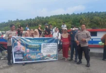 Pastikan Arus Balik Aman, Binmas Polres Touna Kawal Ketat Pelabuhan