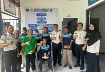 Lapas Ampana Beri Perhatian Khusus Lansia, PMT dan Pemeriksaan Kesehatan Rutin