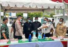 Kalapas Luwuk Hadiri Pemusnahan Barang Bukti, Perkuat Sinergi APH