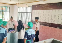 Kalapas Ampana Tinjau Dapur, Pastikan Kualitas Makanan Warga Binaan Terjaga