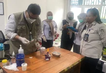 Lapas Luwuk Gandeng Dinkes Banggai Uji Kualitas Air dan Makanan Warga Binaan