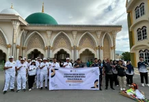Aksi Bersih HBP ke-62, Lapas Luwuk Sasar Rumah Ibadah dan Lingkungan