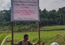 Cagar Alam Tanjung Api Terancam Rusak