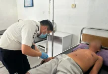 Plt Kalapas Ampana Tinjau Layanan Kesehatan Warga Binaan