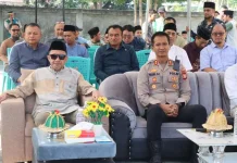 Dukung Pendidikan, Kapolres Touna Hadiri Peletakan Batu Pertama RKB SD IT Al-Wahdah