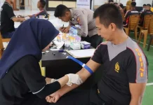 Pastikan Kesehatan Personel, Polres Tojo Una Una Gelar Rikkes Berkala