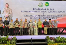 Bupati Touna Hadiri Malam Pengantar Tugas Kajati Sulteng