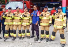 Meriahkan Hardiknas Damkarmat Touna Edukasi Pelajar Tindakan Penyelamatan