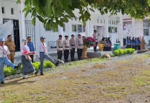 Polres Touna Tanamkan Nilai Karakter dan Kamtibmas di SMAN 2 Ampana Kota