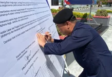 Lapas Ampana Tegaskan Komitmen Berantas HALINAR Melalui Apel dan Ikrar Bersama