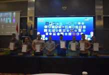 Kemenkum Sulteng Perkuat Ekosistem Inovasi, Teken 48 PKS dan Resmikan Sentra KI