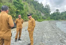Bupati Touna Tinjau SPAM IKK dan Normalisasi Sungai Urundaka