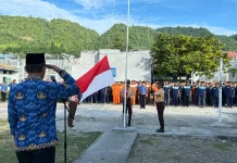 Lapas Luwuk Gelar Upacara Hari Kesadaran Nasional Bersama WBP